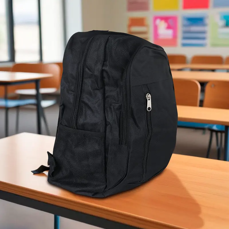 Mochila Escolar Color Negro 2