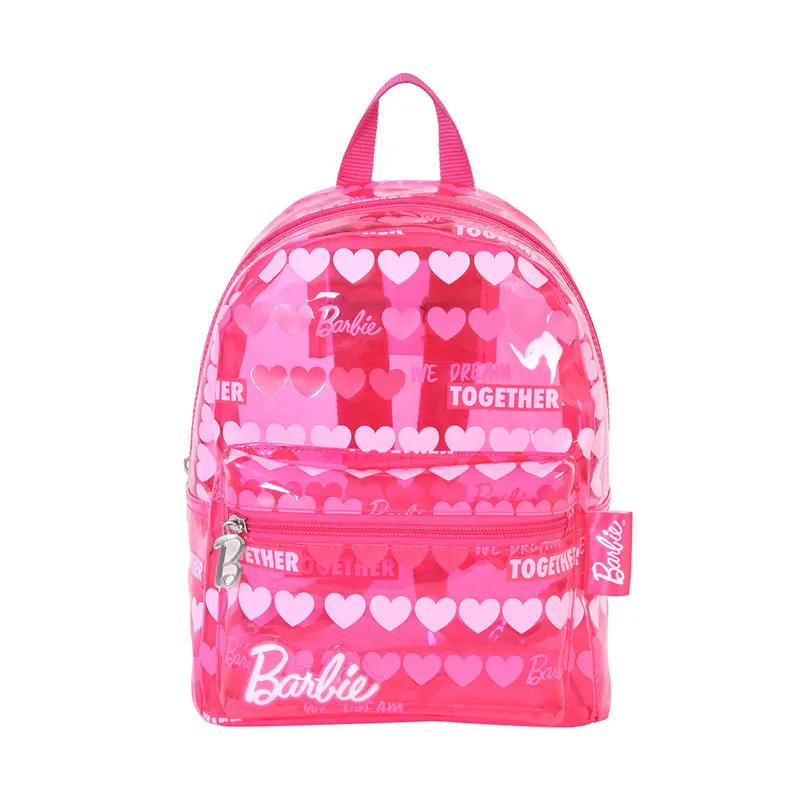 Mochila Transparente Escolar, Barbie 1
