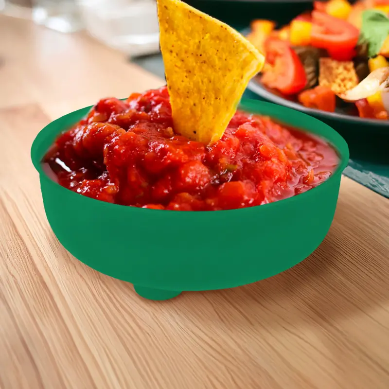 Molcajete De Plástico, Color Verde, 350 Ml 1