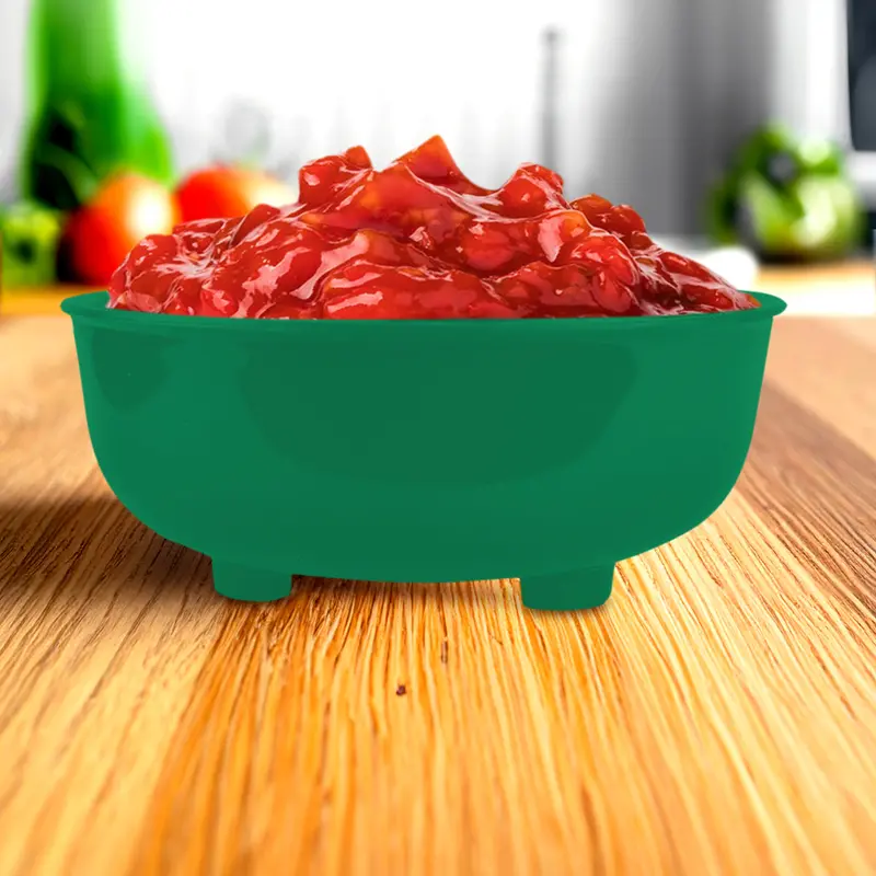 Molcajete De Plástico, Color Verde, 350 Ml 2