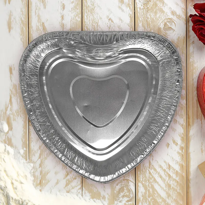 Molde De Aluminio En Forma De Corazón Para Hornear 2