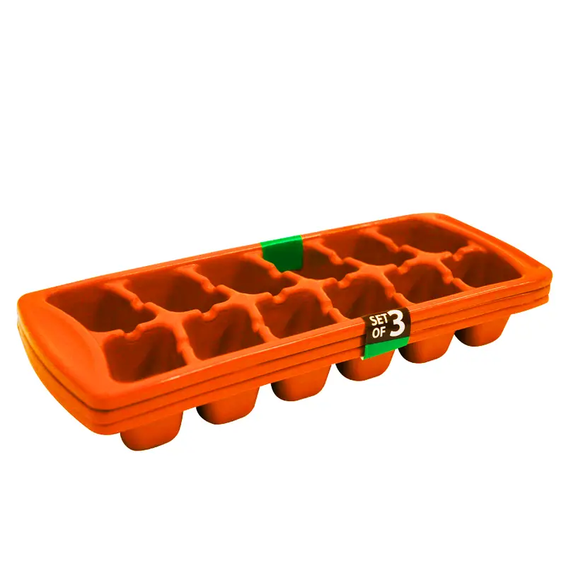 Molde De Plástico Para Hielo 3 Piezas 4