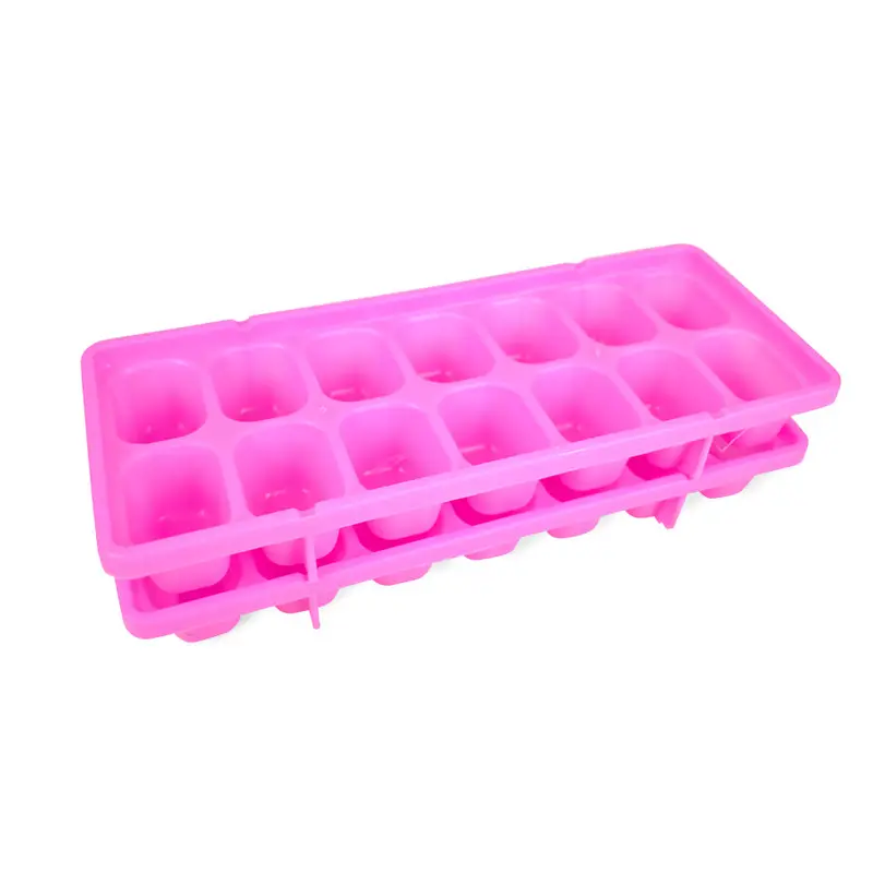 Molde De Plástico Para Hielo Rosa 1