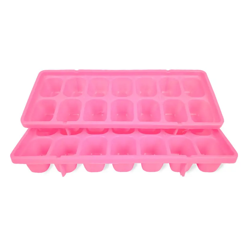 Molde Para Hielo, 2 Piezas, Color Rosa 2