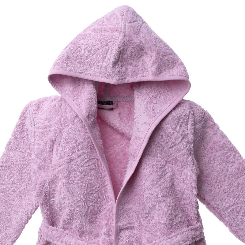 Mollia Baby Girl Bathrobe - Pink 3