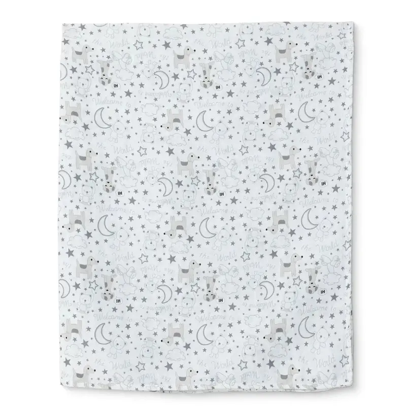 Mollia Boys Muslin Blanket - Ecru 1