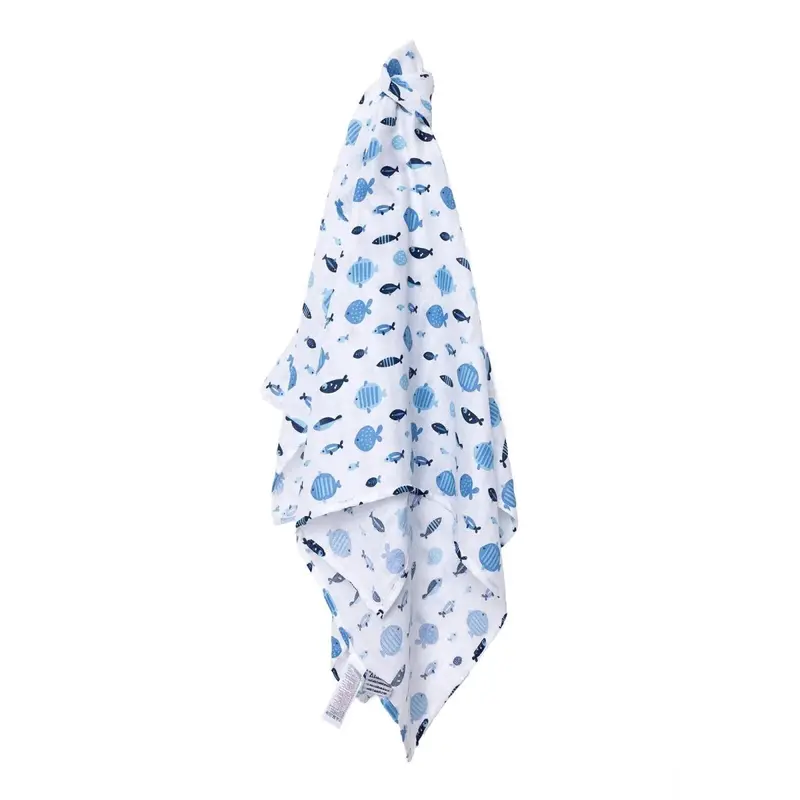 Mollia Muslin Blanket Unisex - Blue 1