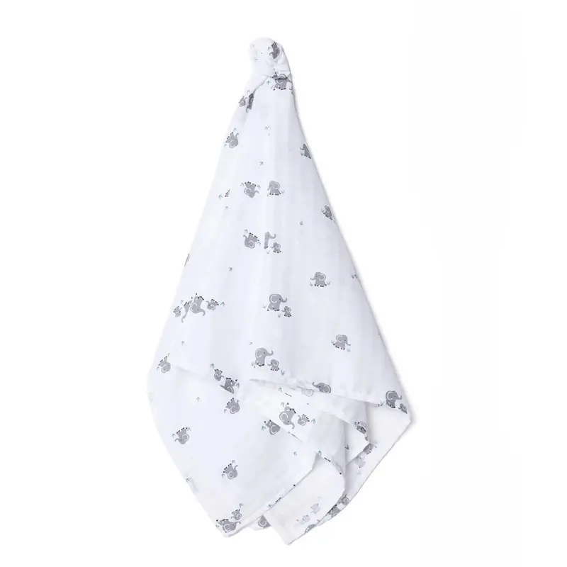 Mollia Muslin Blanket Unisex - Grey 2