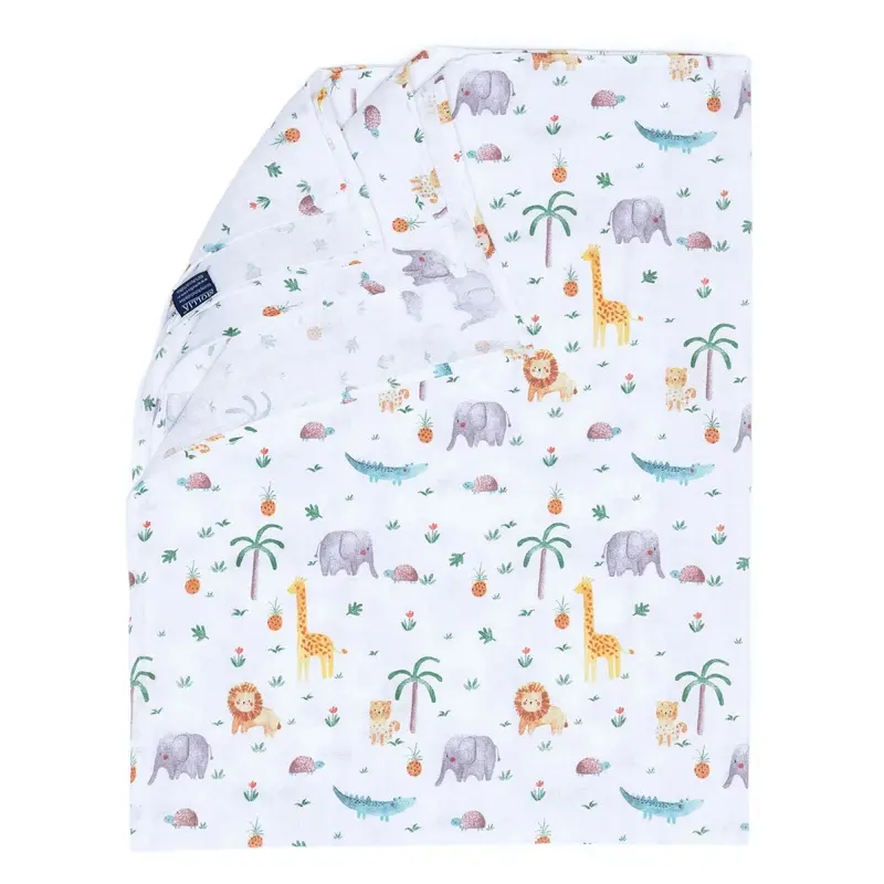 Mollia Unisex Muslin Blanket - Ecru 1