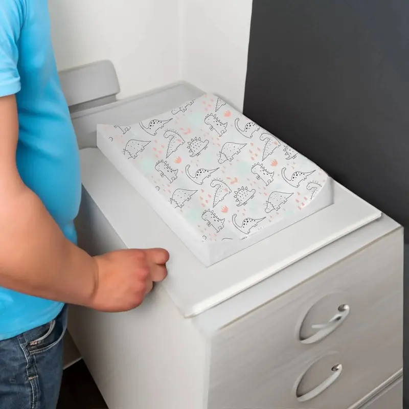 Mollydoo Anti Roll Changing Mat - Dinosaurs 2