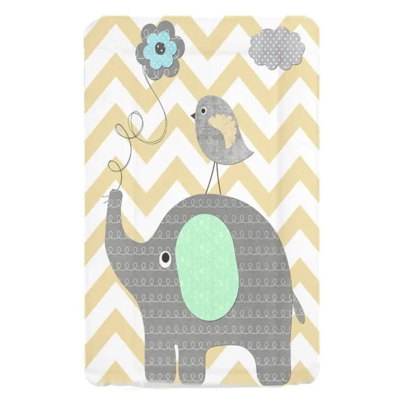 Mollydoo Changing Mat - Elephant Chevron 1
