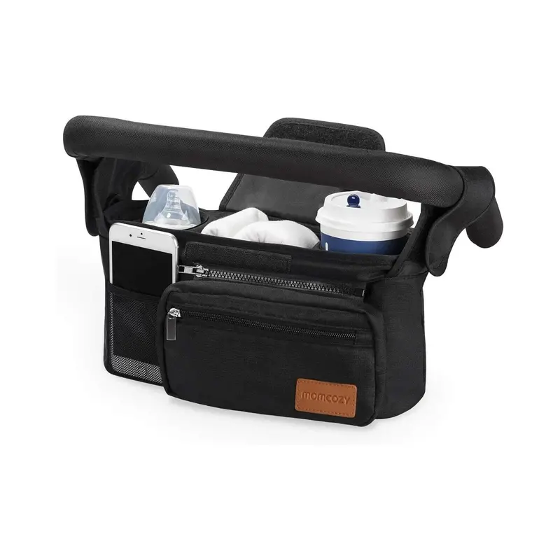 Momcozy All-In-One Stroller Organizer - Black 1