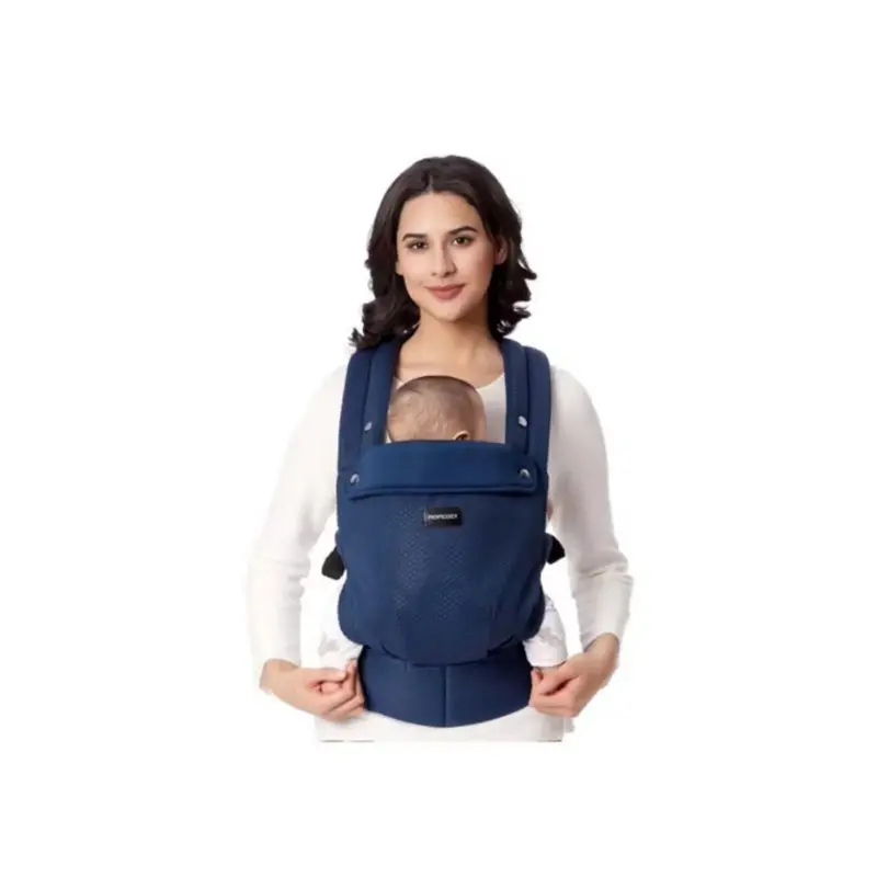 Momcozy Baby Carrier Newborn To Toddler Air Mesh - Blue 2