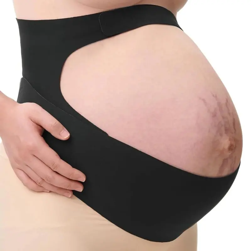 Momcozy Ergonest Maternity Belly Band Xl - Black 1