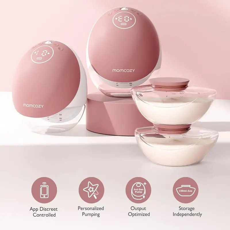 Momcozy M9 Mobile Flow Double Breast Pump 2