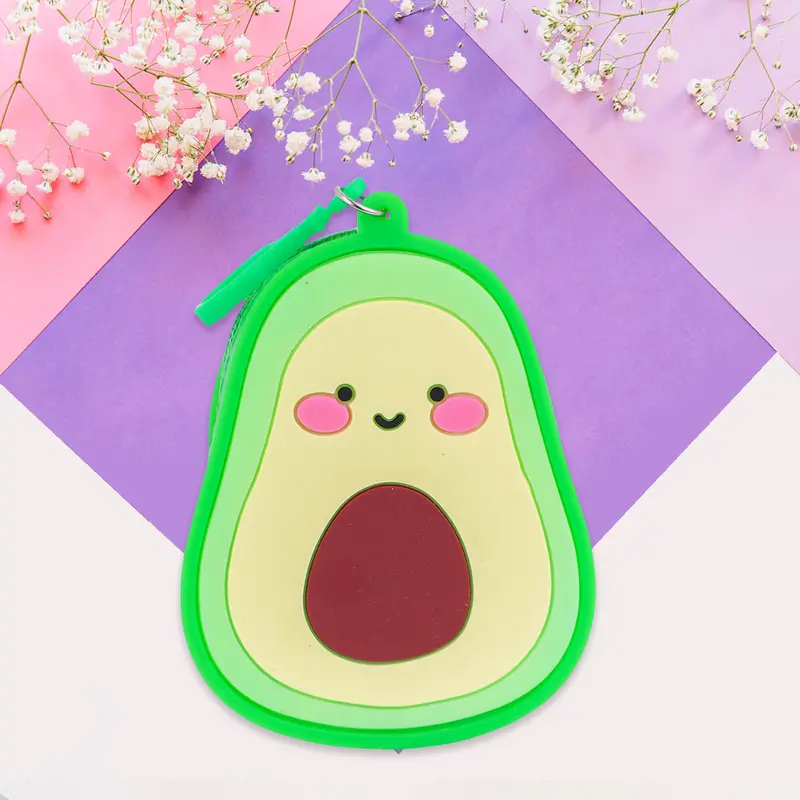 Monedero De Silicona En Forma De Aguacate 1