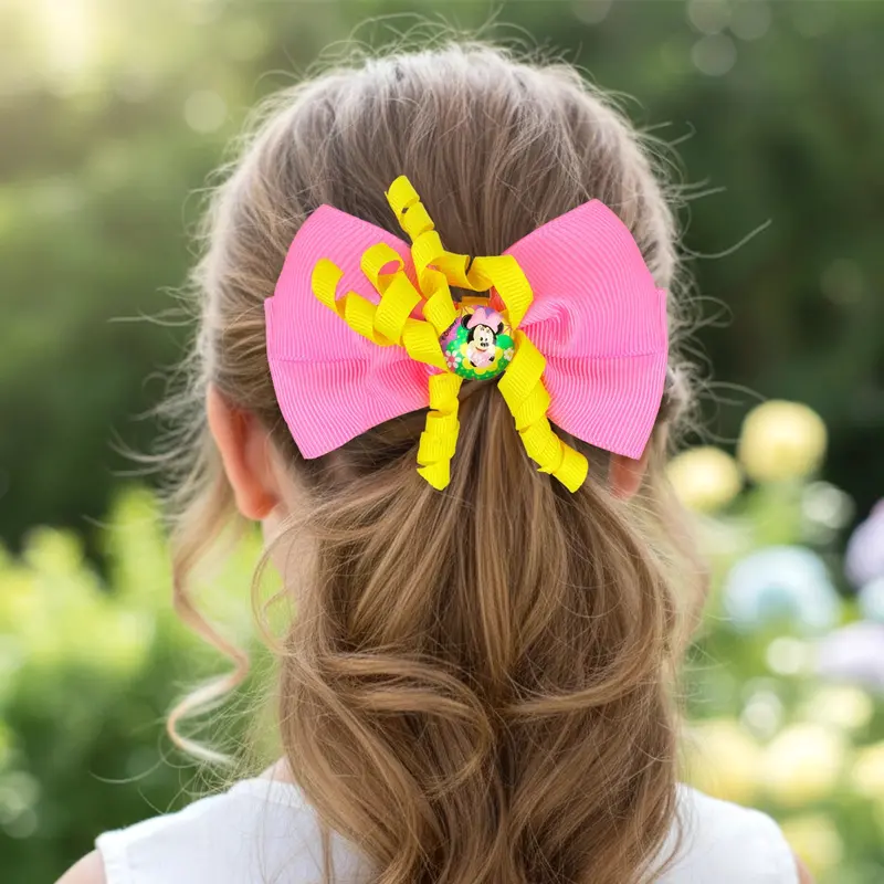 Moño Para Cabello, Color Rosa, Disney 1