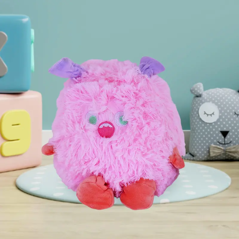 Monstruo De Peluche Color Rosa, 35Cm 2