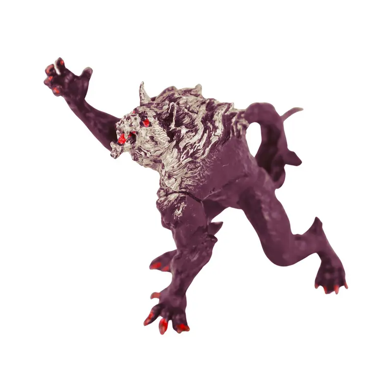 Monstruo Felino Coleccionable, Lobo, Color Vino 2