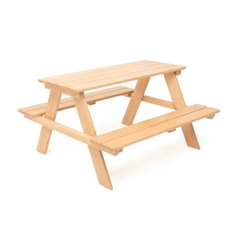 Montessori Wooden Mini Picnic Table 1