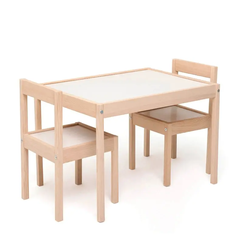 Montessori Wooden Table And Chair Set For Kids 1