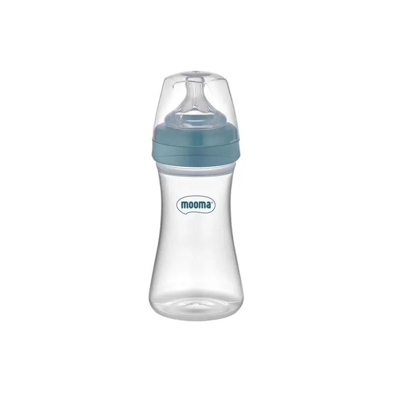 Mooma Kindy Bottle Fast Flow 18+ Months 250Ml - Ball Blue 1