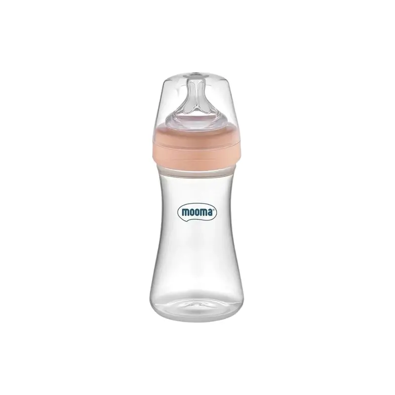 Mooma Kindy Bottle Fast Flow 18+ Months 250Ml - Old Rose 1