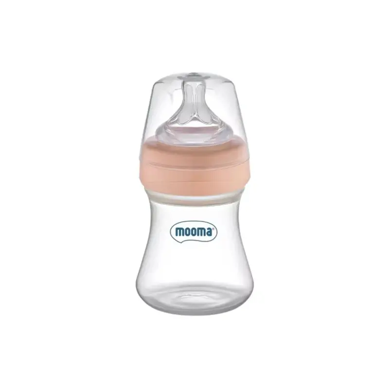 Mooma Kindy Bottle Slow Flow 0-6 Months 150Ml - Old Rose 1
