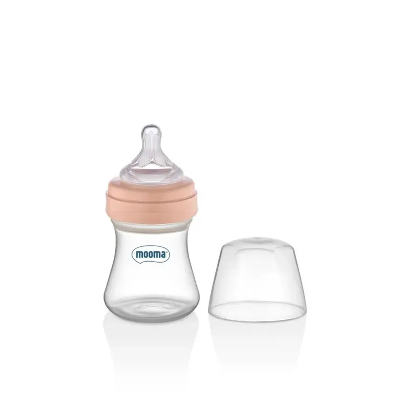 Mooma Kindy Feeding Bottle Starter Set - Old Rose 2