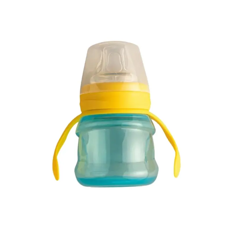 Mooma Kindy Learner Bottle 200Ml - Yellow 1