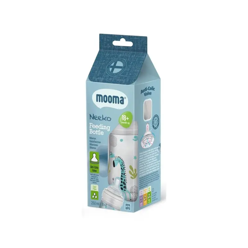 Mooma Neeko Bottle Fast Flow 18+ Months 250Ml - Confetti 2
