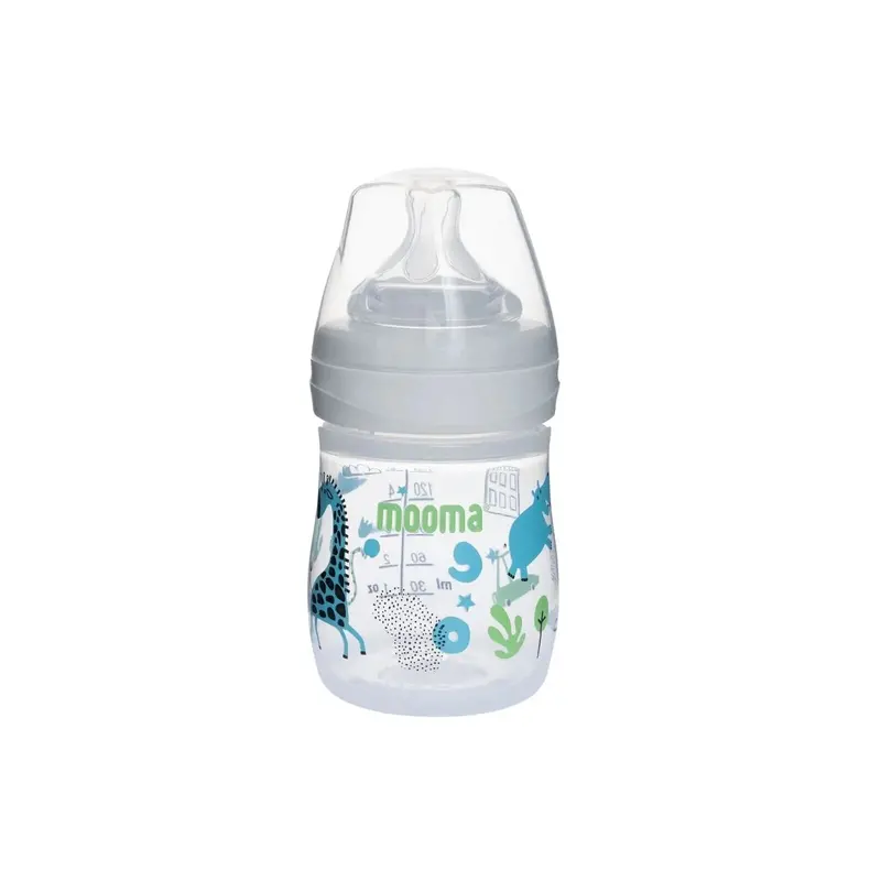 Mooma Neeko Bottle Slow Flow 0-6 Months 150Ml - Animals 1