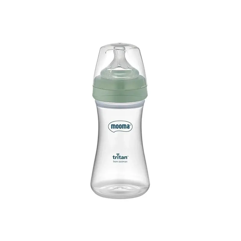 Mooma Neutra Tritan Bottle Fast Flow 18+ Months 250Ml - Sage Green 1