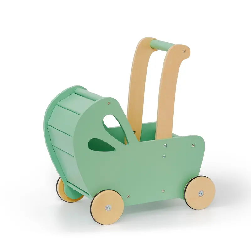 Moover Essential Dolls Pram In Green 1