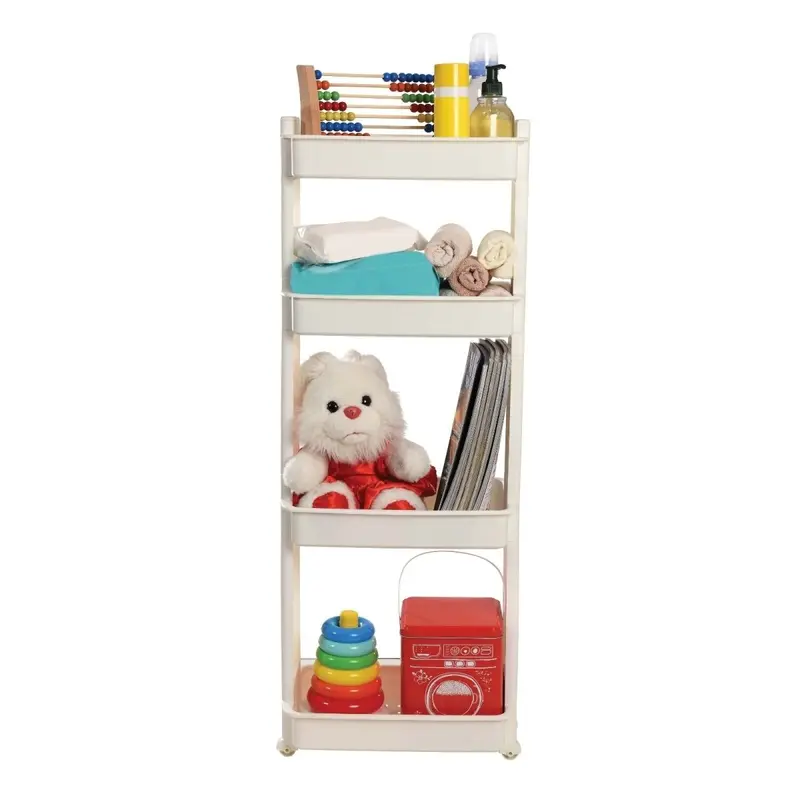 Motek 4-Tier Storage Organiser Trolley 1