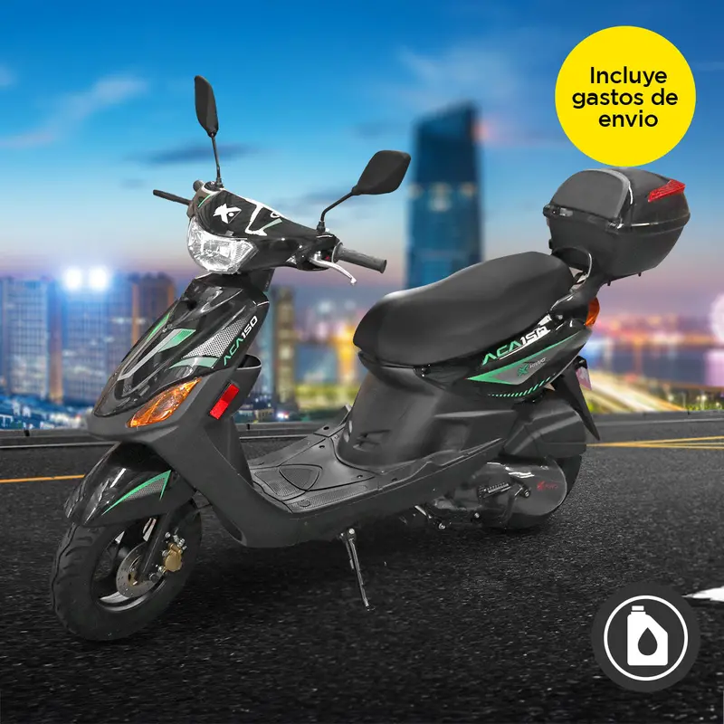 Motocicleta Acapulco Kiwo 150 2025, Color Verde 1