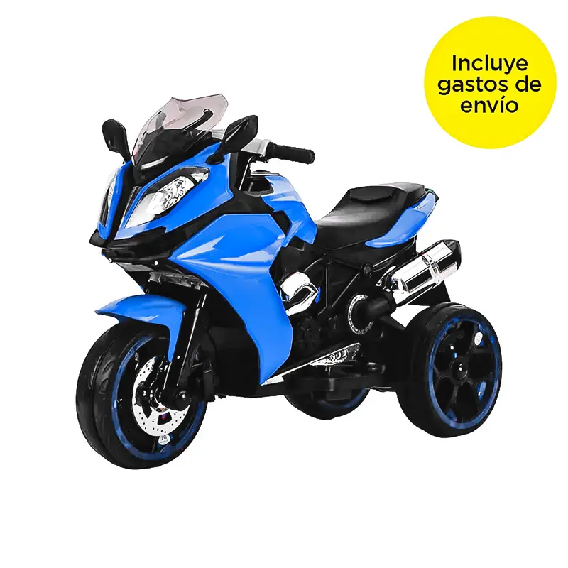 Motocicleta Eléctrica Para Niños Color Azul 1