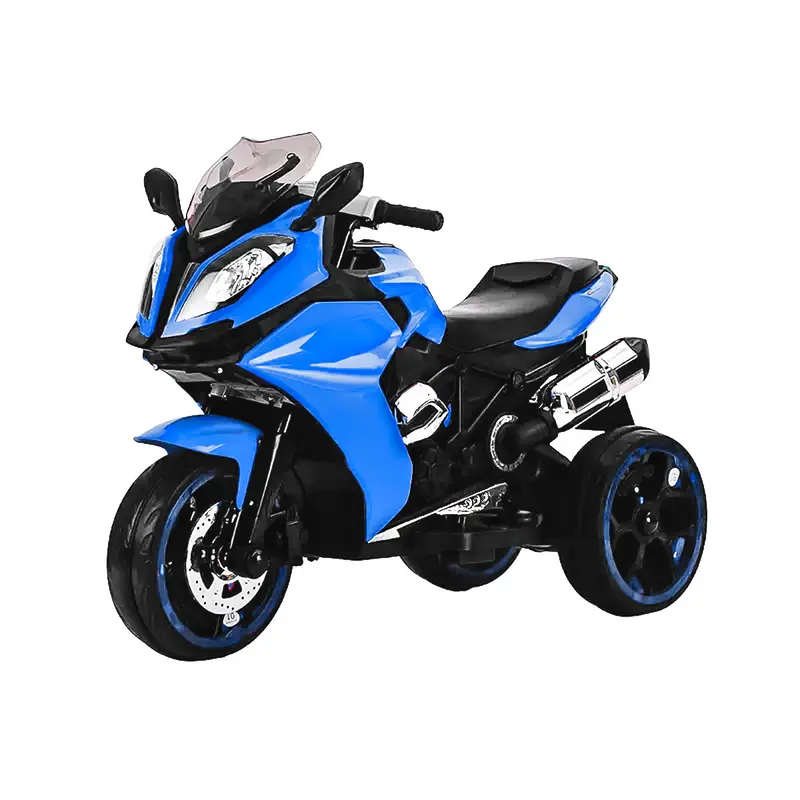 Motocicleta Eléctrica Para Niños Color Azul 2