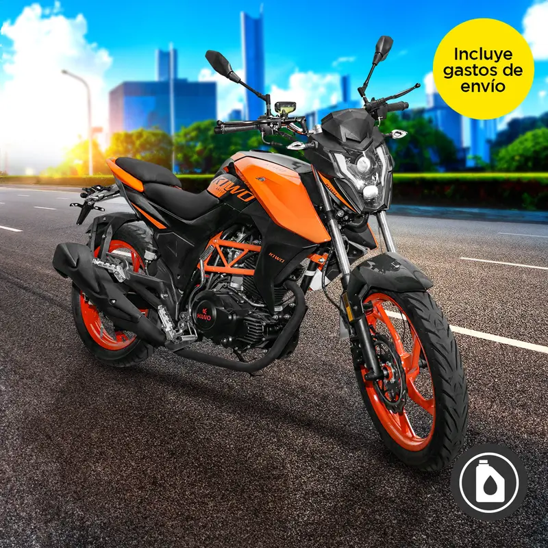 Motocicleta Kiwo Ak250 2025 Color Naranja 1
