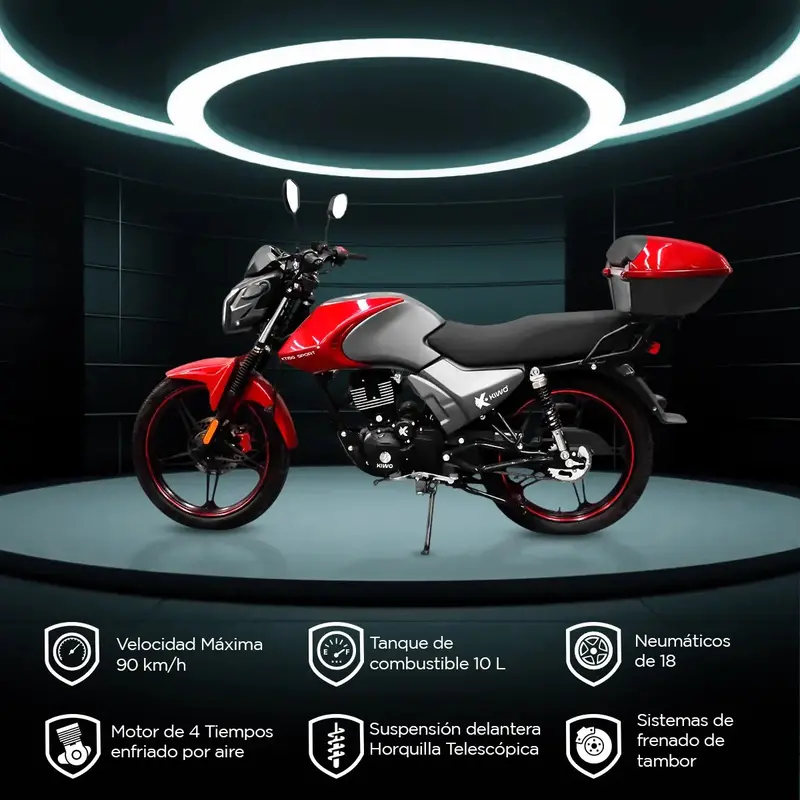 Motocicleta Kiwo, Color Rojo, Kt150 Sport, 2025 2