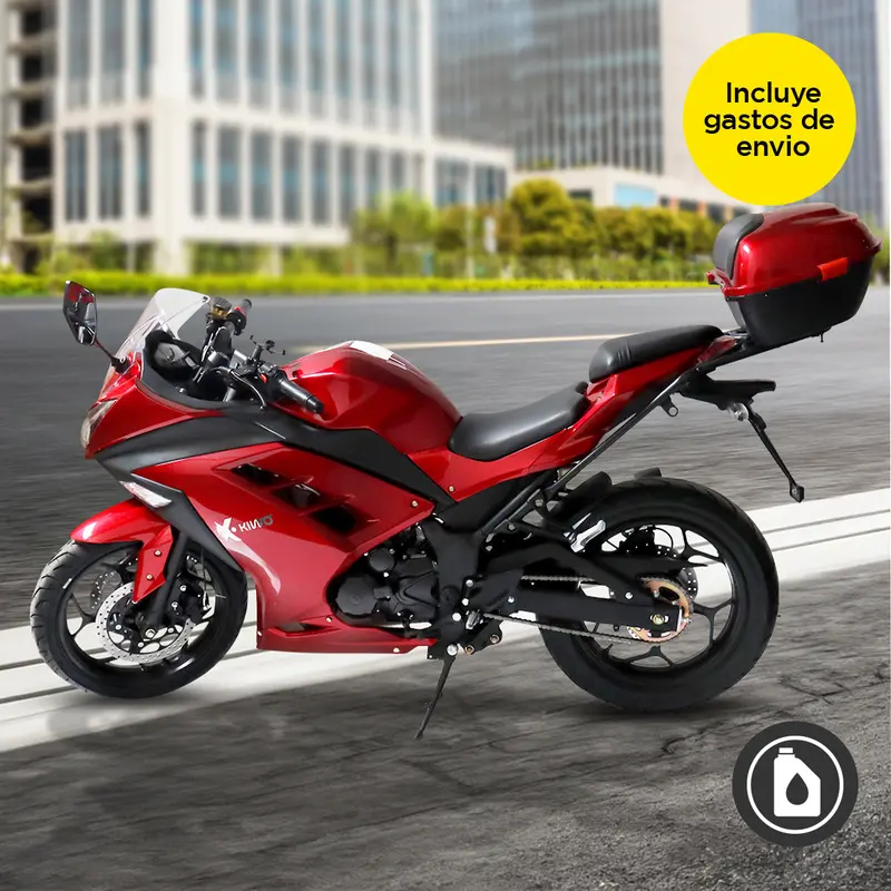 Motocicleta Kiwo Fuji 250 2025, Color Rojo 1
