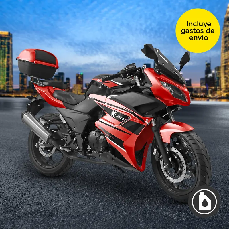 Motocicleta Kiwo Kwr 250, Color Rojo 1