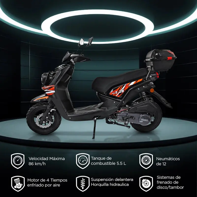 Motocicleta Kiwo Kws 150 2025, Color Plata 2