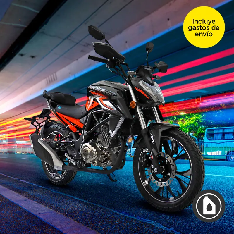 Motocicleta Kiwo Ky 200 2025, Color Negro 1