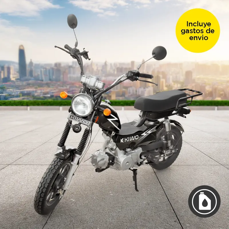 Motocicleta Kiwo Umi70, Color Negro 2025 1