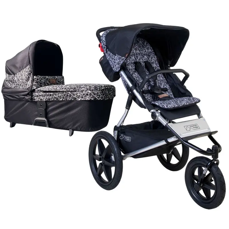 Mountain Buggy Terrain V4 With Carrycot In Graphite 1