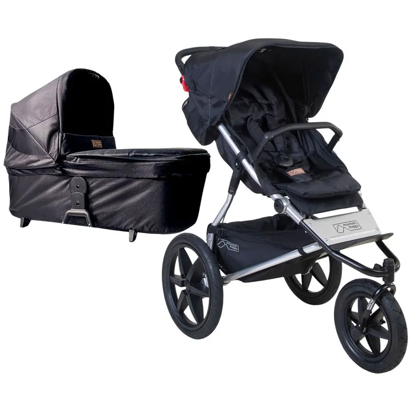 Mountain Buggy Terrain V4 With Carrycot In Onyx 1