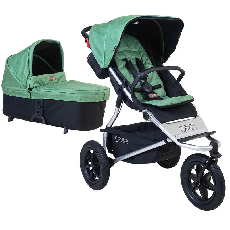 Mountain Buggy Urban Jungle V4 With Carrycot In Matcha 1