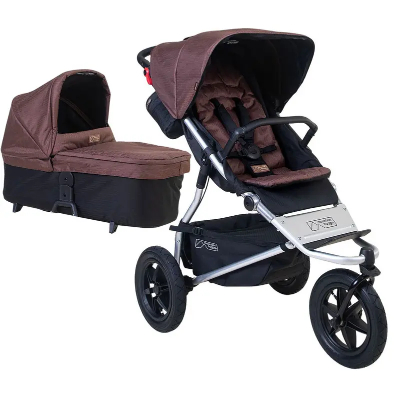 Mountain Buggy Urban Jungle V4 With Carrycot In Mustang 1