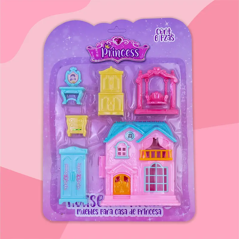 Muebles De Juguete Para Casa De Muñecas, 6 Pzas 2